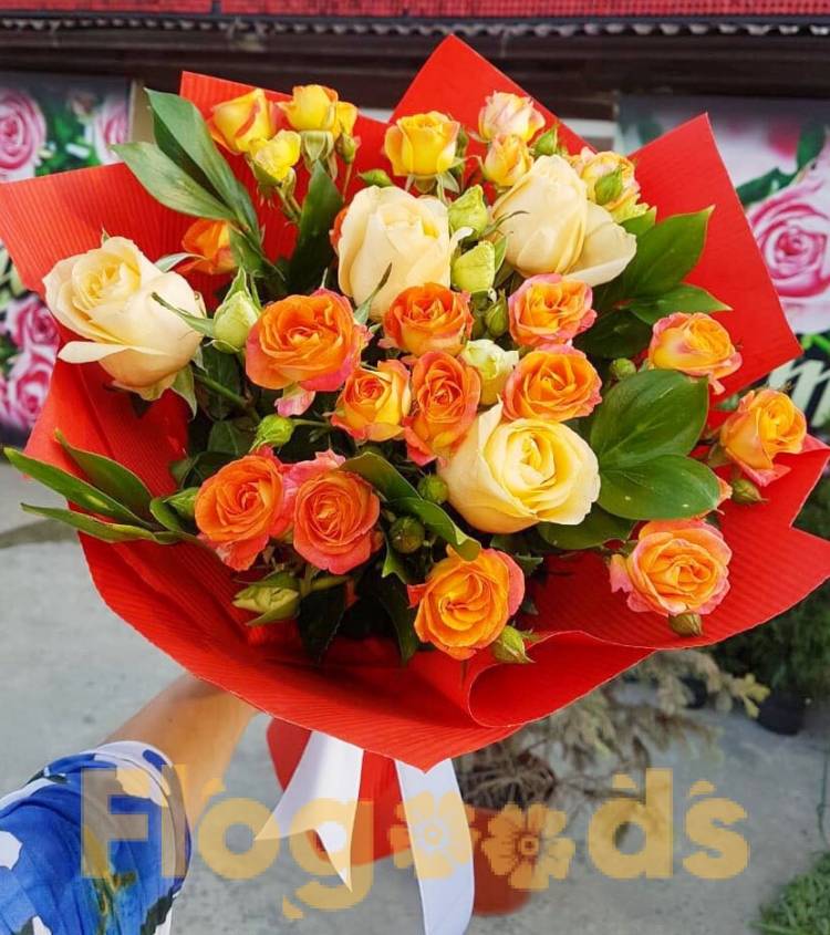 Букет «Осенняя роза» за 5 675 руб.